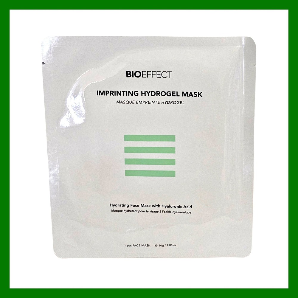Bioeffect Imprinting Hydrogel Facial Skincare Face Mask with Hyaluronic Acid